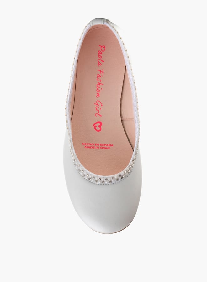 Pablosky Girls Slip-On Ballerina Shoes  - Image 4