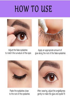 Farah22 Black eyelash adhesive for attaching black eyelashes  - Image 5