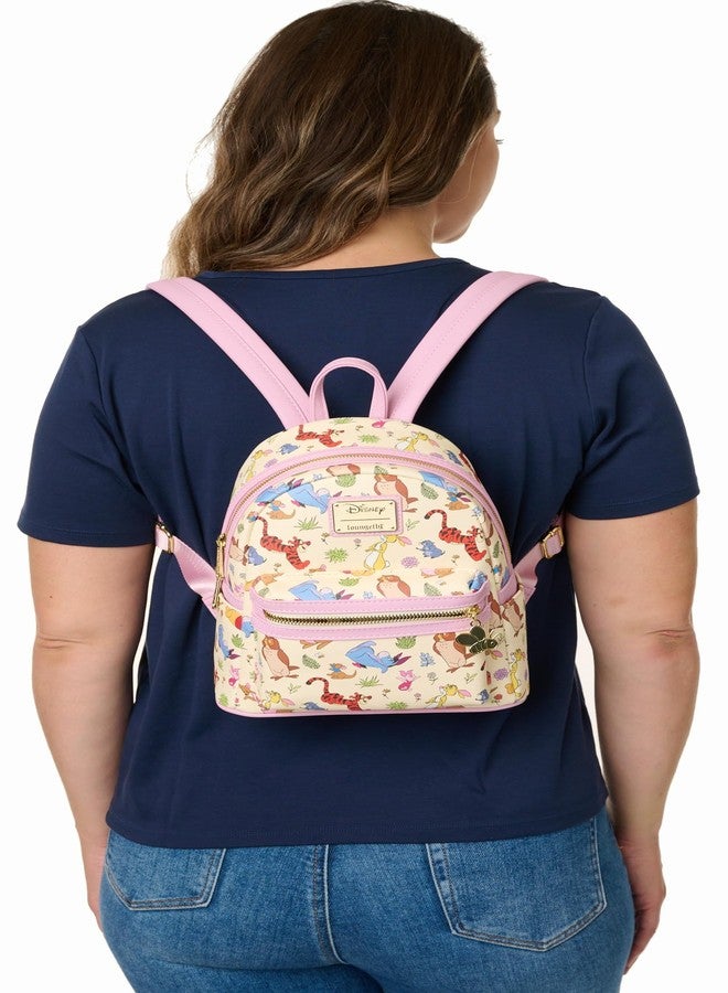 Loungefly Disney Mini Backpack Winnie the Pooh Eeyore Friends AOP Shoulder Bag - Image 5