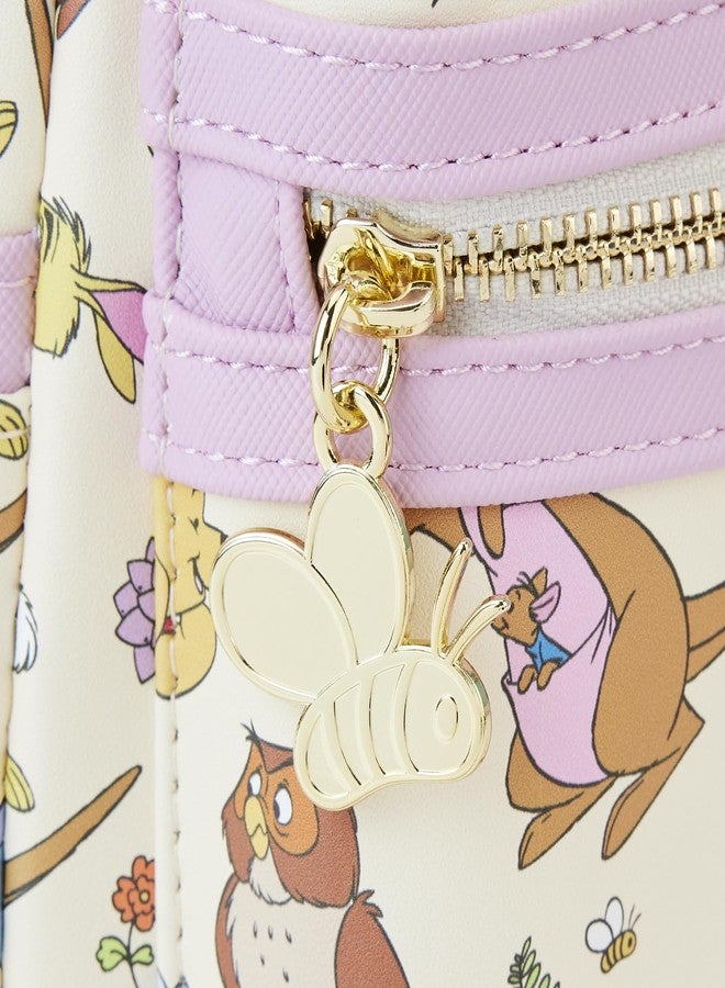 Loungefly Disney Mini Backpack Winnie the Pooh Eeyore Friends AOP Shoulder Bag - Image 2