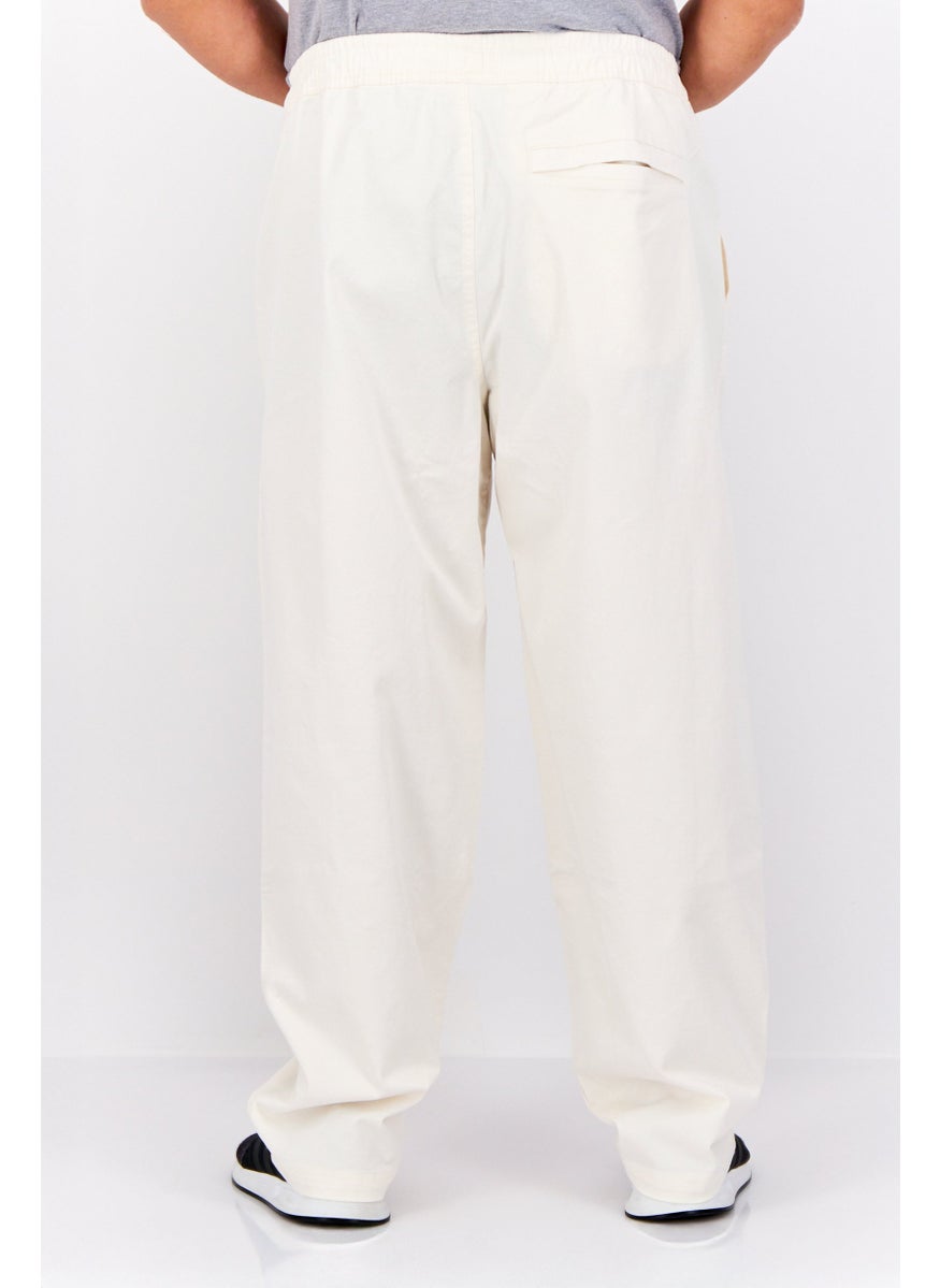PUMA Men Relaxed Fit Embroidered Logo Golf Pants, White  - Image 3