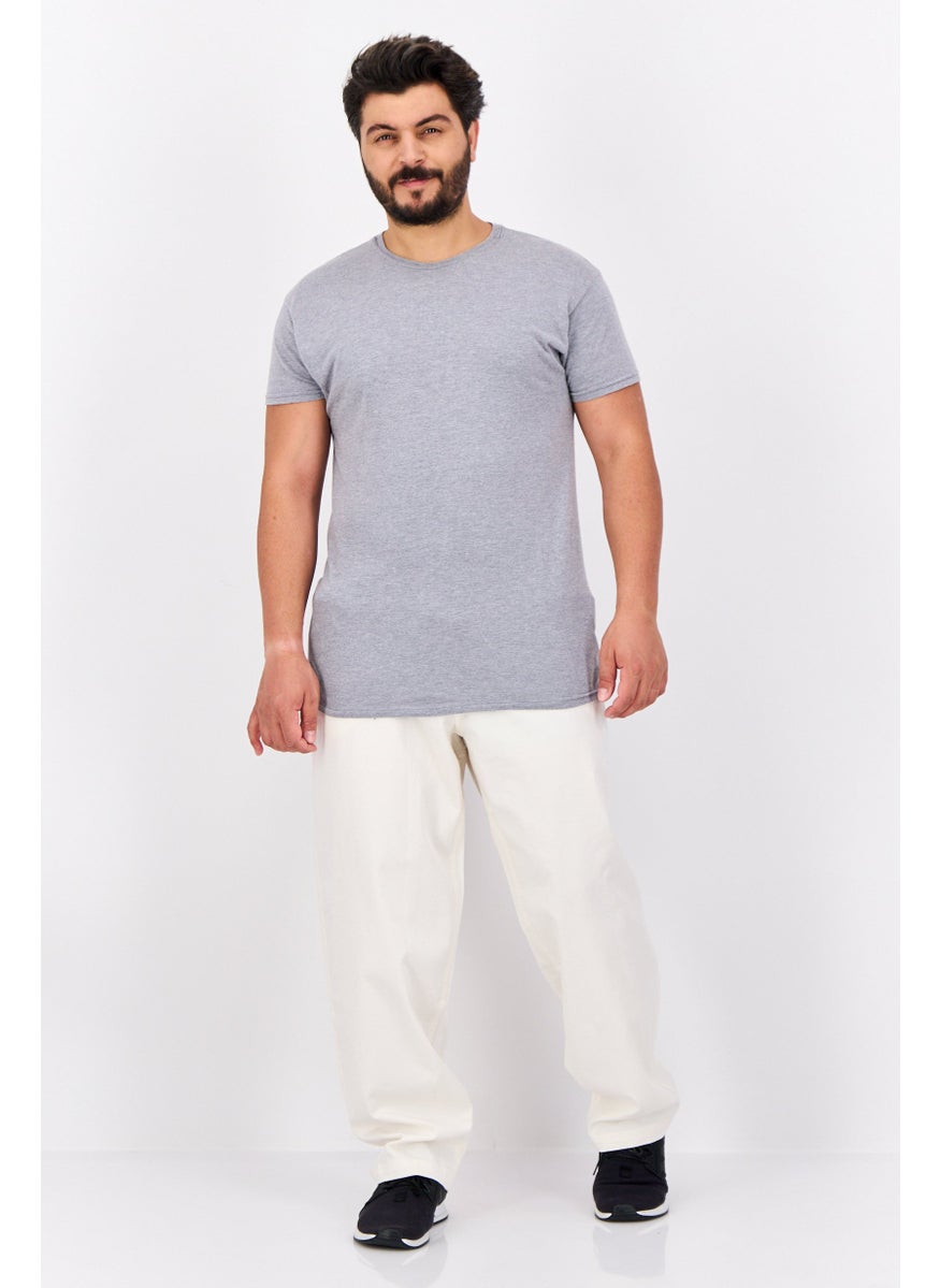 PUMA Men Relaxed Fit Embroidered Logo Golf Pants, White  - Image 4
