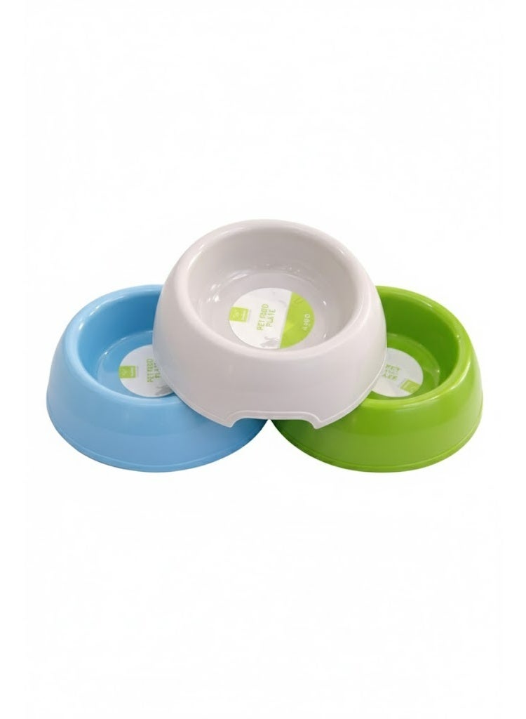 نونبيل طبق طعام بلاستيكي للحيوانات الأليفة من Nunbell، مقاس 15 سم، متوفر بعدة ألوان. - Image 2