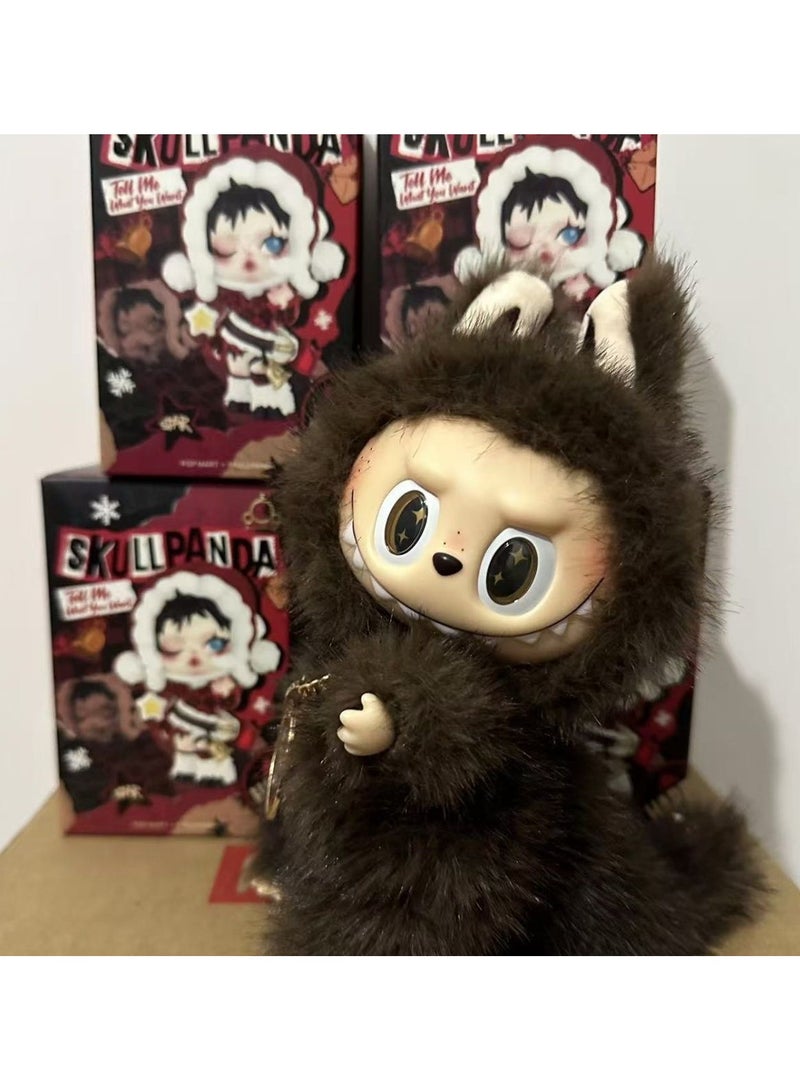 general Little Leader Zimomo and Labubu Gift Pendant Plush Doll Toy - Image 2