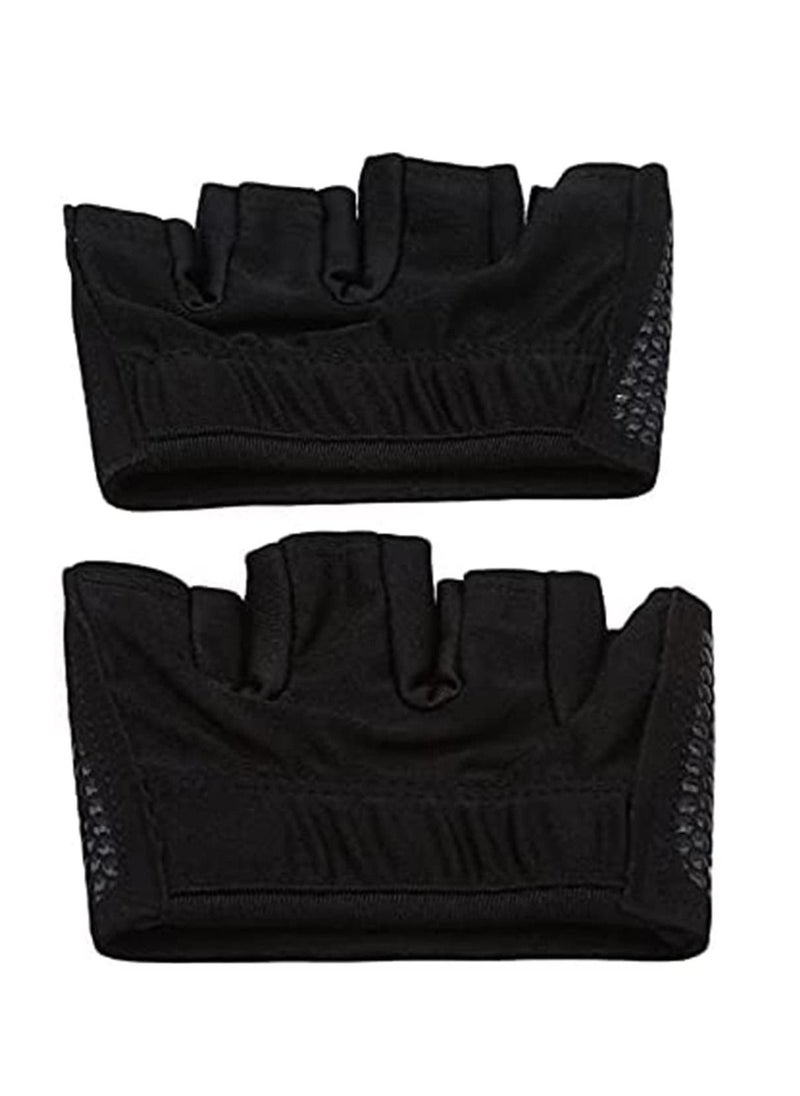 Generic - Gym Barehand Gloves, Workout Weight Lifting Fitness Rowing Silicone Non-Slip Callus Guard Padded Grip for Cross Training, Pull Up, Hand Palm Protection - Image 1