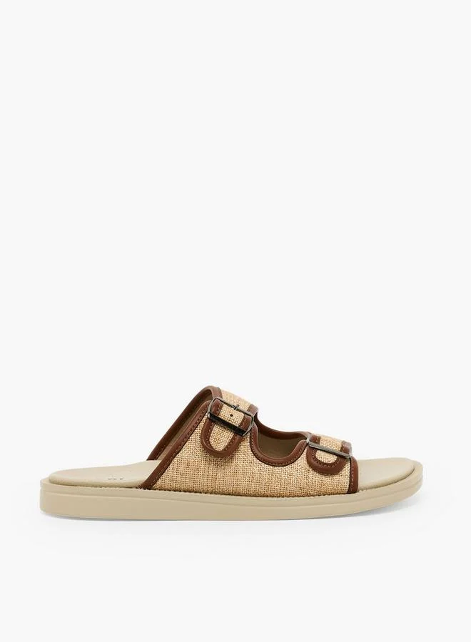 LBL By Shoexpress BEIGE Men Slip On Comfort Sandals for Men | Best Price UAE