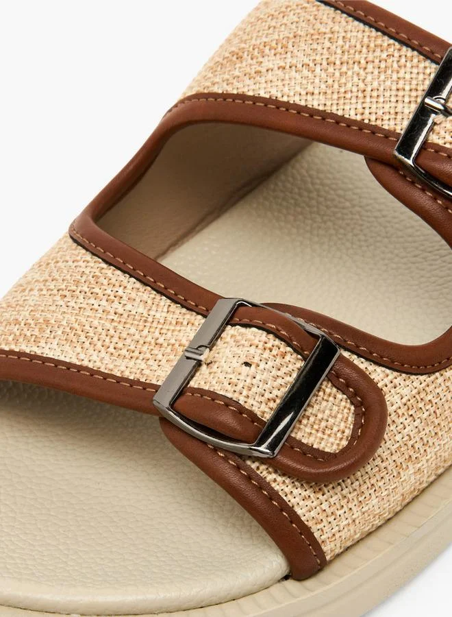 LBL By Shoexpress BEIGE Men Slip On Comfort Sandals for Men | Best Price UAE