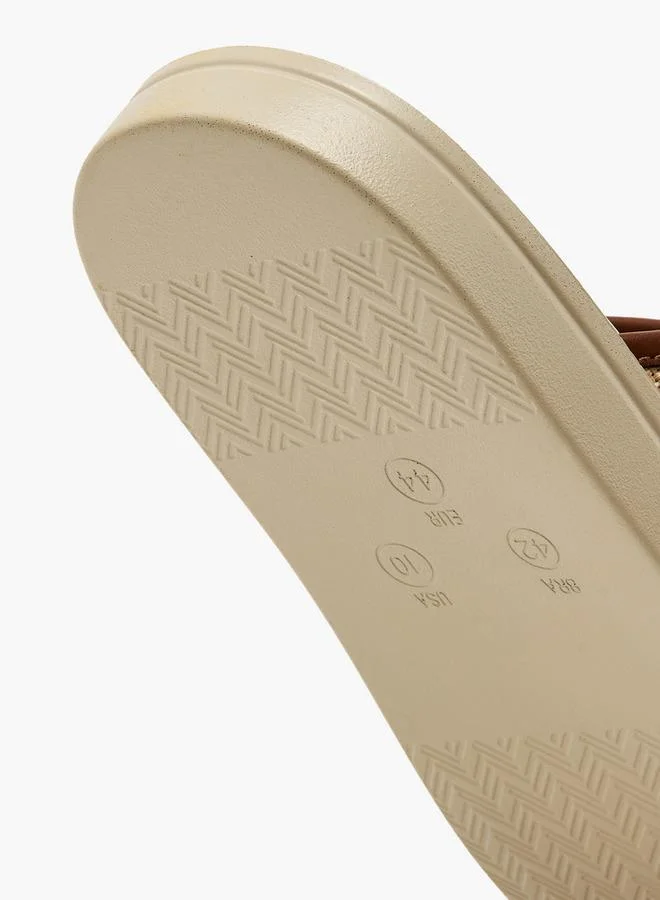 LBL By Shoexpress BEIGE Men Slip On Comfort Sandals for Men | Best Price UAE
