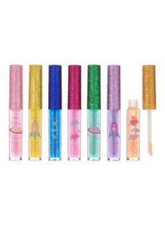 Expressions 7Pc Girls Rule The Galaxy Lip Gloss Collection For Girls Teens & Women, Flavored Lip Gloss Glitter Lip Kit Party Favors  - Image 2