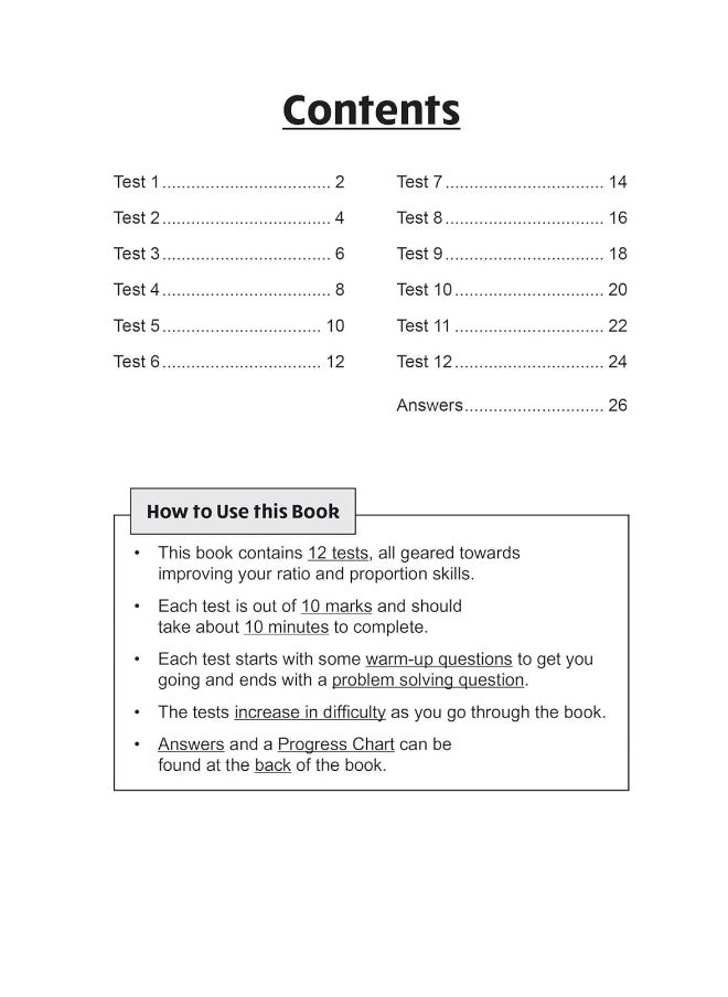 null - KS2 Maths SAT Buster 10-Minute Tests - Ratio & Proportion (for the 2022 tests) - Image 1