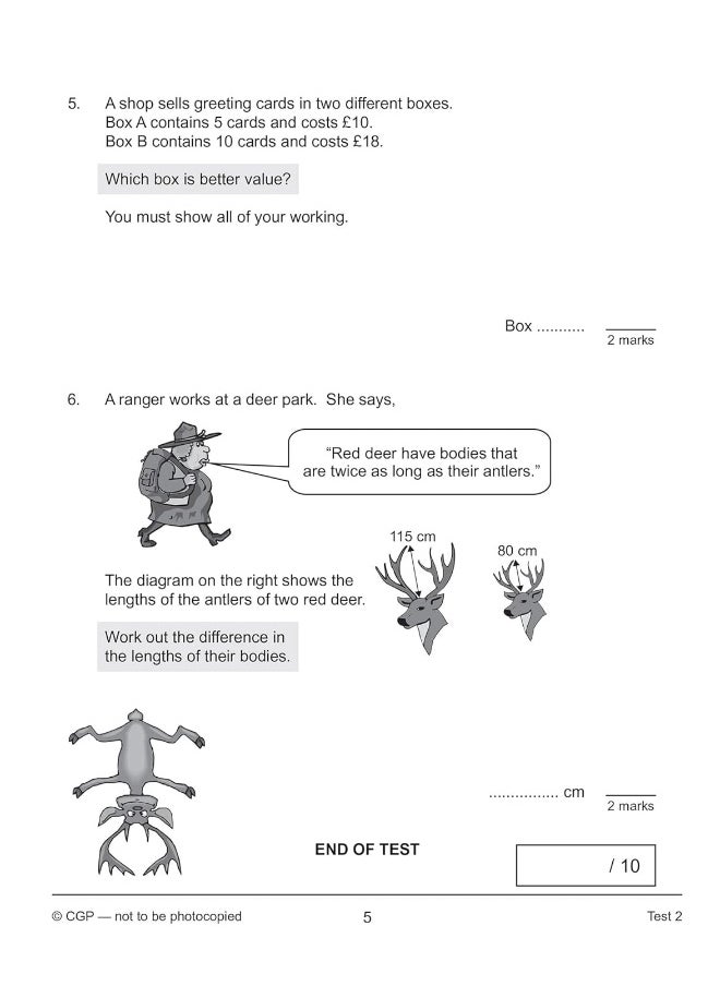 null - KS2 Maths SAT Buster 10-Minute Tests - Ratio & Proportion (for the 2022 tests) - Image 1
