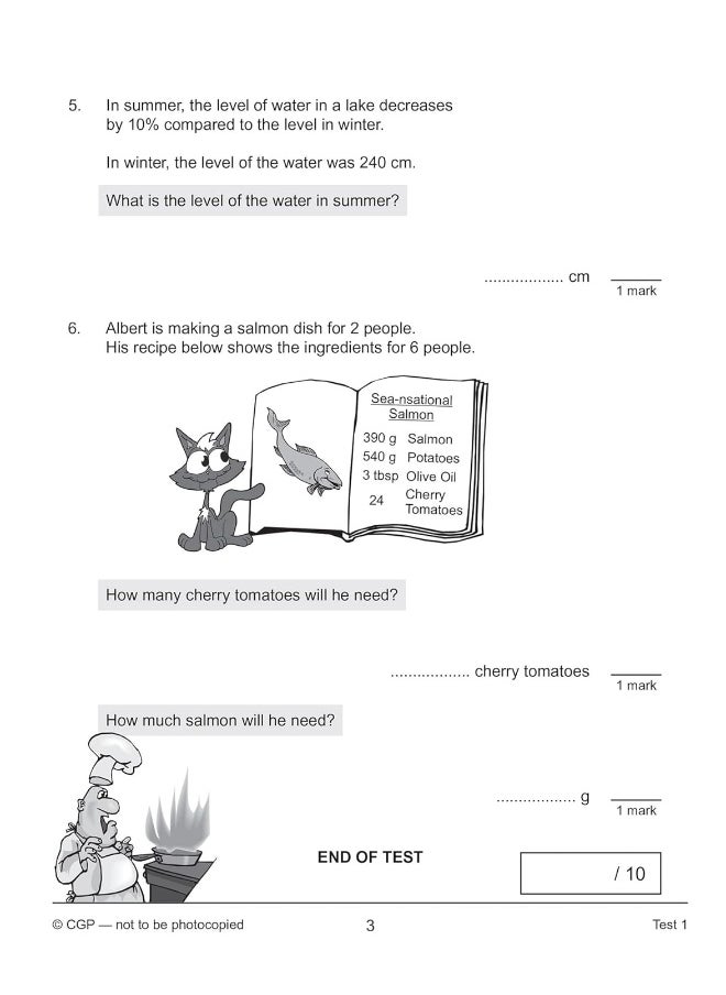 null - KS2 Maths SAT Buster 10-Minute Tests - Ratio & Proportion (for the 2022 tests) - Image 1
