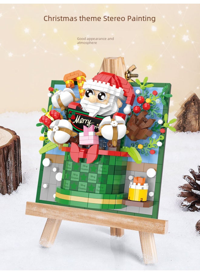 null - Mini Particle Building Blocks Toy Diy Assembly 2814-2830 Painting Rack Row Drop Shipping-Color:Shankara-tang Mu Painted By 6002 - Image 1
