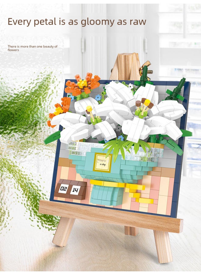 null - Mini Particle Building Blocks Toy Diy Assembly 2814-2830 Painting Rack Row Drop Shipping-Color:Shankara-tang Mu Painted By 6002 - Image 1