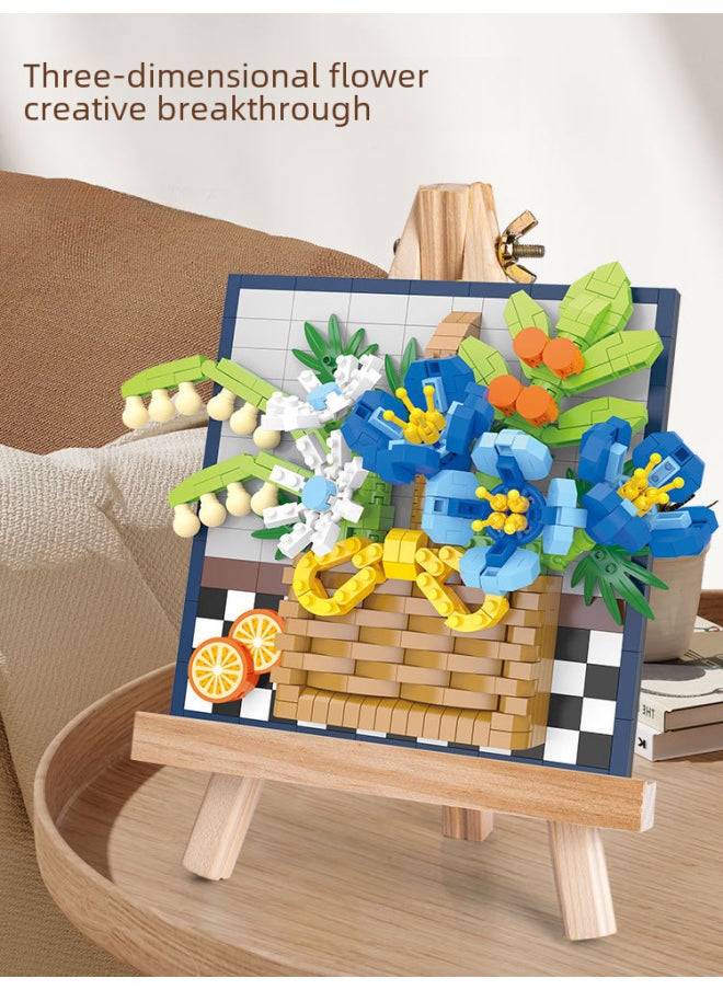 null - Mini Particle Building Blocks Toy Diy Assembly 2814-2830 Painting Rack Row Drop Shipping-Color:Shankara-tang Mu Painted By 6002 - Image 1