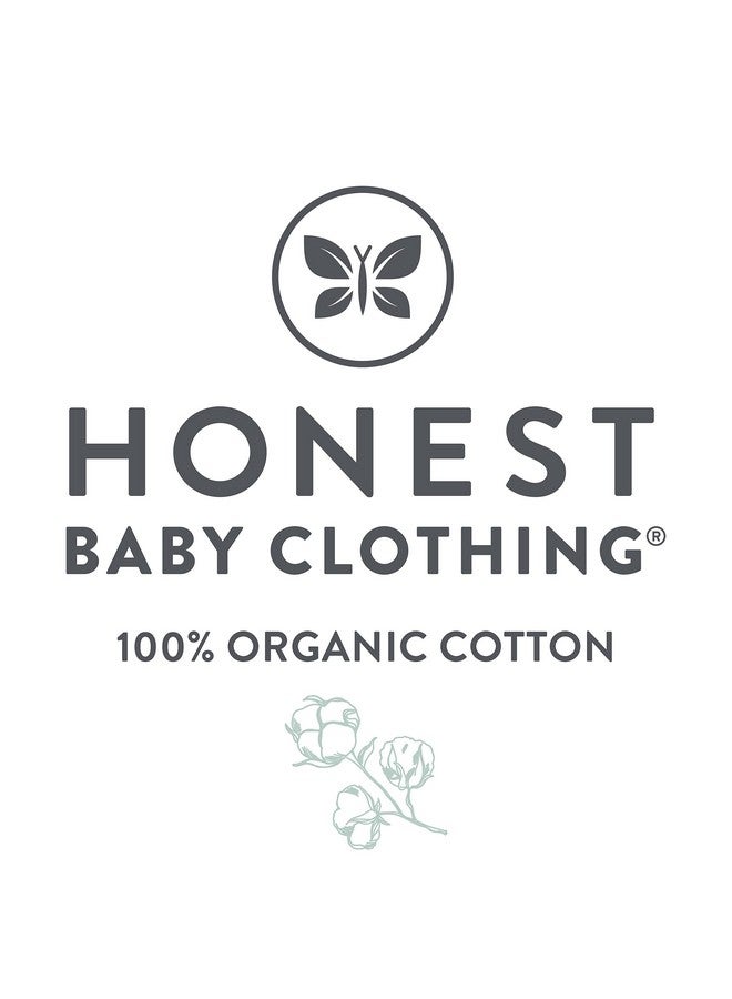HonestBaby HonestBaby unisex baby Organic Cotton Short Sleeve T-shirt Multi-packs and Toddler T Shirt Set, 10-pack Rainbow Girl, 5T US  - Image 3