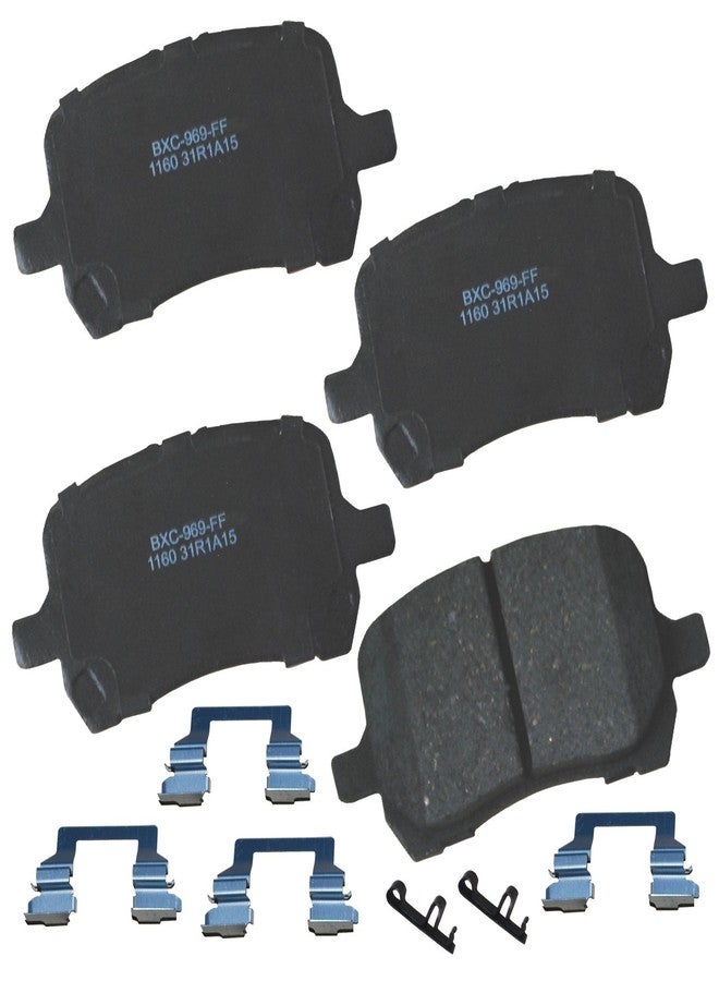 Bendix Premium SBC1160 Ceramic Front Brake Pads for Chevrolet Cobalt 2008, HHR 2011-2006, Malibu 2012-2004, Pontiac G5 2009-2008, G6 2010-2006, Saturn Aura 2009-2007 - Image 1