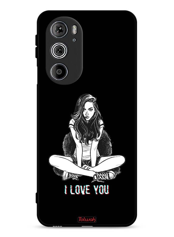 Tolwak Motorola Edge 30 Pro Protective Case Cover I Love You Art - Image 1