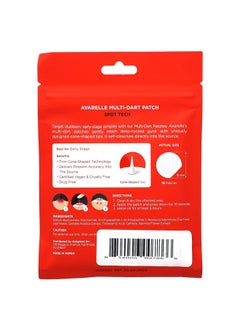 AVARELLE AVARELLE Multi-dart Spot Tech Microneedle Patch by | Acne Patches for Early-stage Blemish, Stubborn Deep Rooted Pimples | Facial Skin Acne Dots | Cruelty Free Certified, Carbonfree(18 CT)  - Image 2