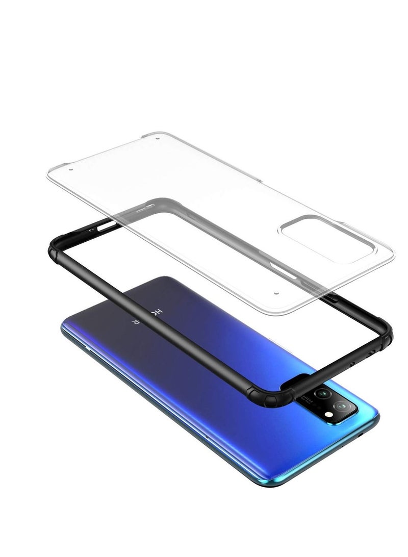Captaintech Honor V30 Case, Ultra-Thin Frosted Transparent Back Cover Shock Absorption Anti-Fall Flexible Ultra-Light Case - Image 4