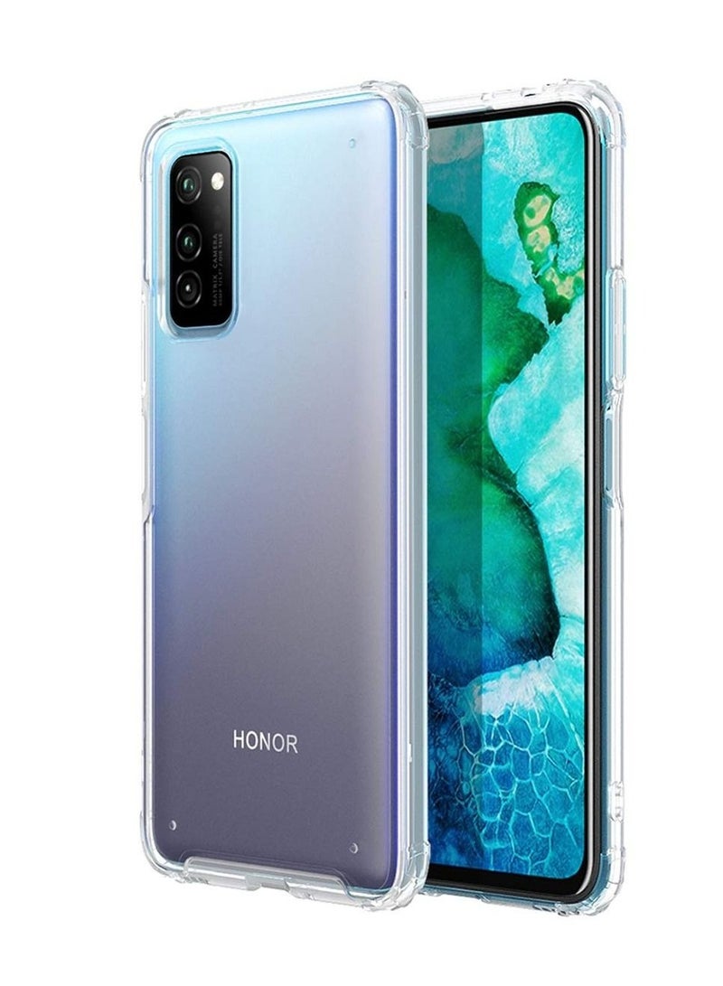 Captaintech Honor V30 Case, Ultra-Thin Frosted Transparent Back Cover Shock Absorption Anti-Fall Flexible Ultra-Light Case - Image 1