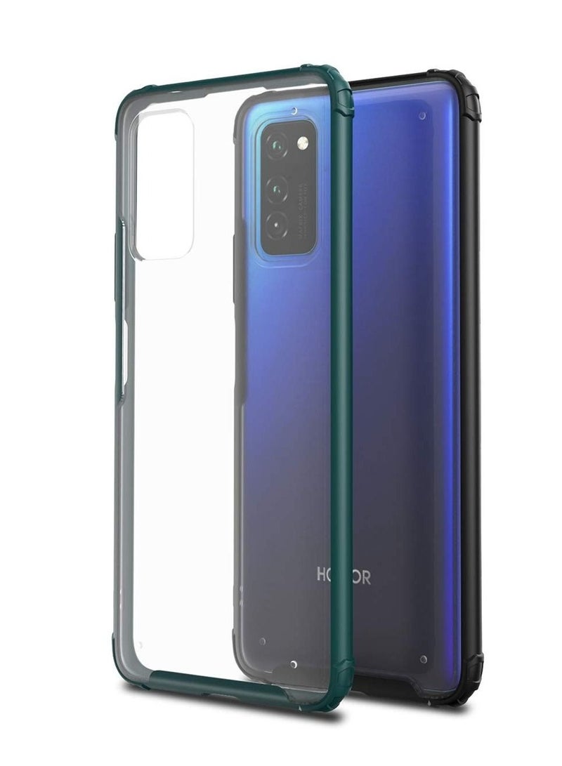 Captaintech Honor V30 Case, Ultra-Thin Frosted Transparent Back Cover Shock Absorption Anti-Fall Flexible Ultra-Light Case - Image 2