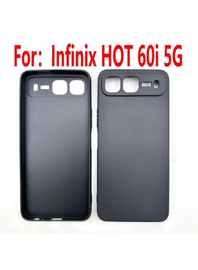 CHEROSIN For Infinix Hot 60i 5G Mobile Phone Case Frosted Pudding Material TPU Cover - Image 1