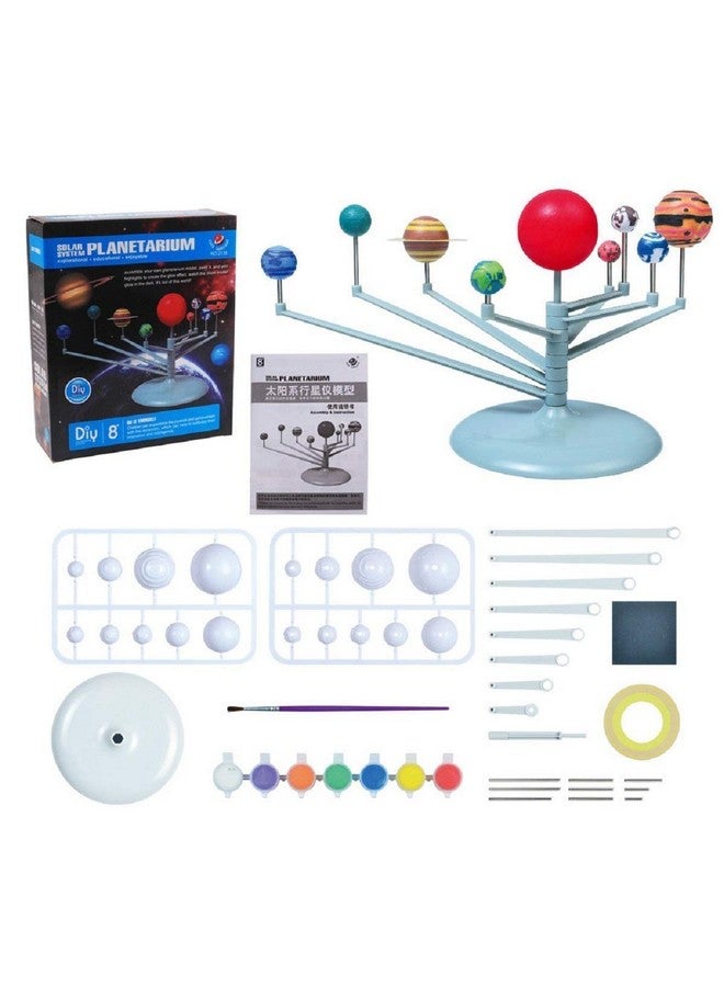 FunBlast Planetarium Toy Set - DIY Solar System Educational Model Kit for Kids, Learning Planet System Toy for Boys & Girls, Science Activity Toys for 3+ Years (Multicolor) - Image 3