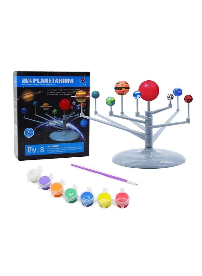 FunBlast Planetarium Toy Set - DIY Solar System Educational Model Kit for Kids, Learning Planet System Toy for Boys & Girls, Science Activity Toys for 3+ Years (Multicolor) - Image 2