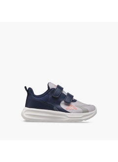 Kappa Boys Pull Tab Detail Sports Shoes with Hook and Loop Closure  - Image 3
