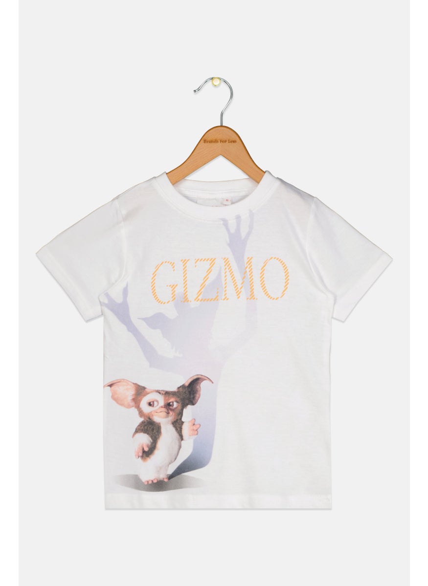 Gremlins Kids Boy Short Sleeves Graphic T-Shirt, White  - Image 1