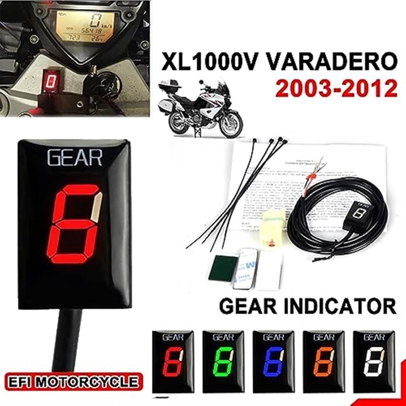 Wivplex Motorcycle 6 Gear Indicator Speed Display Meter - Image 3