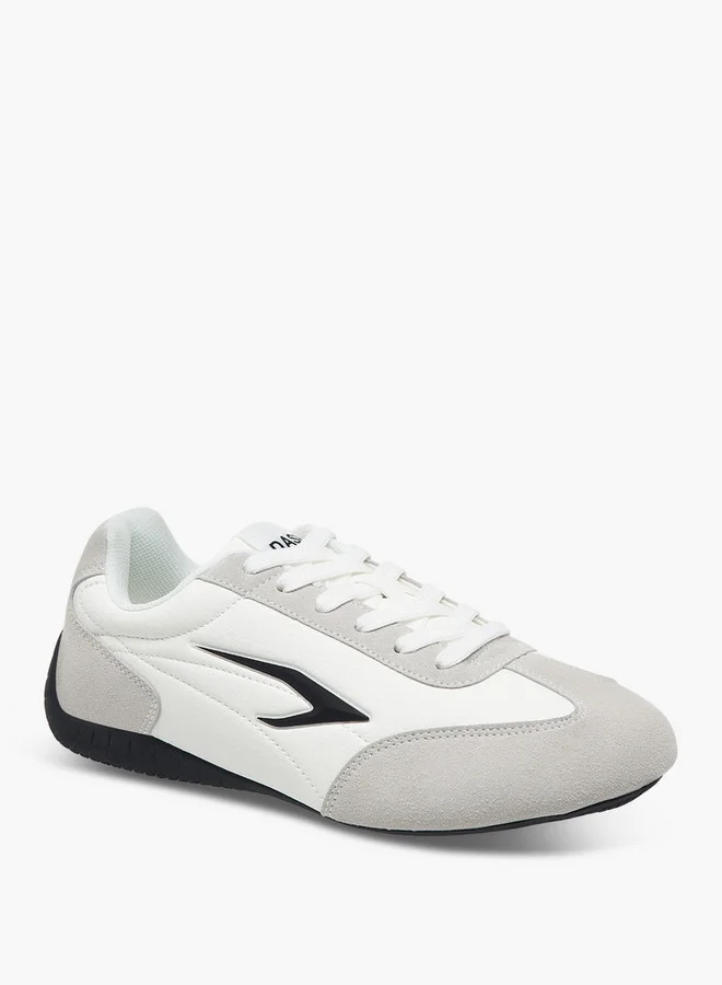 داش Women's Logo Detail Lace-Up Sports Shoes