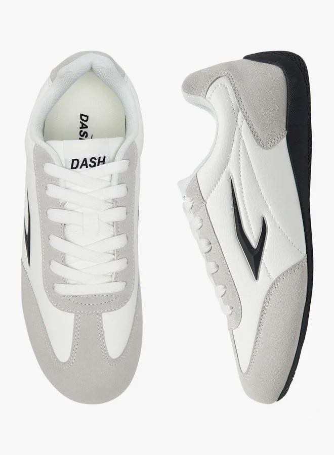 داش Women's Logo Detail Lace-Up Sports Shoes