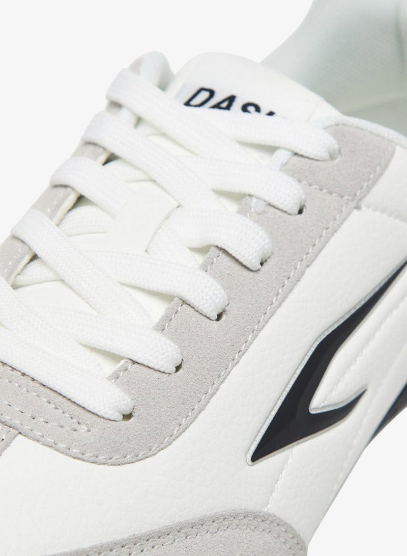 داش أحذية رياضية نسائية برباط وتفاصيل شعار - Image 4