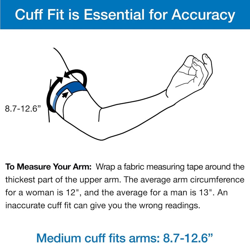 Microlife Replacement Blood Pressure Cuff Medium 87126 inch - Image 2