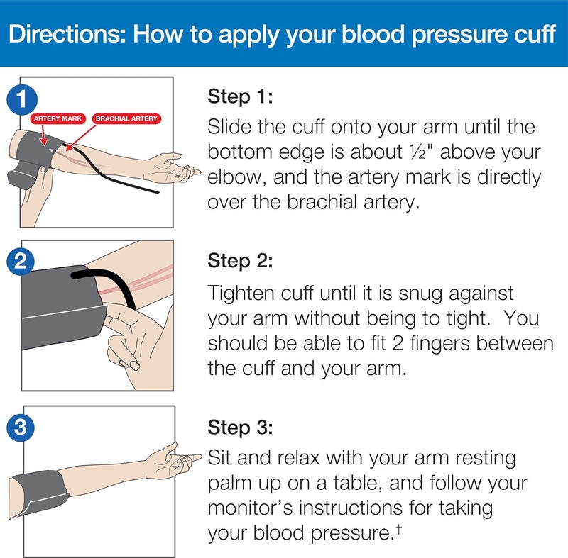Microlife Replacement Blood Pressure Cuff Medium 87126 inch - Image 5