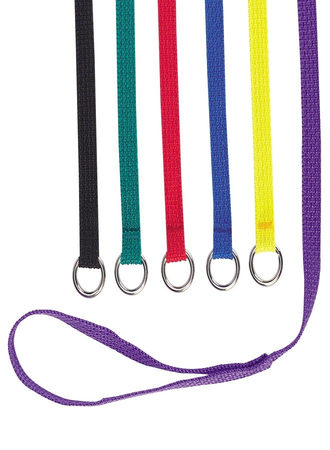Guardian Gear Nylon Kennel Leads for Dogs, 4' Long x ½" Wide, 6-Pack, Multicolor - Image 1