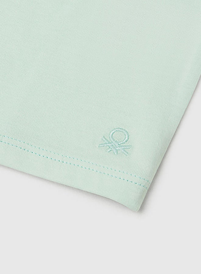 بينيتون تي شيرت بأكمام قصيرة للبنات - Image 3