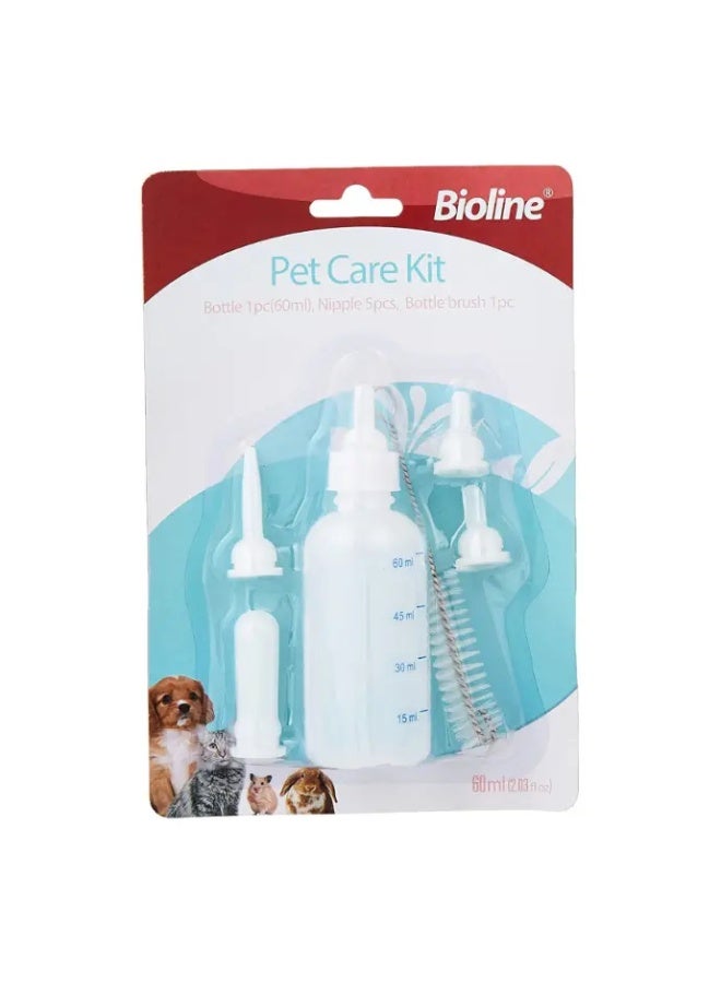 Bioline Feeding Bottle Kit 60ml[Volume - 60ml] - Image 1