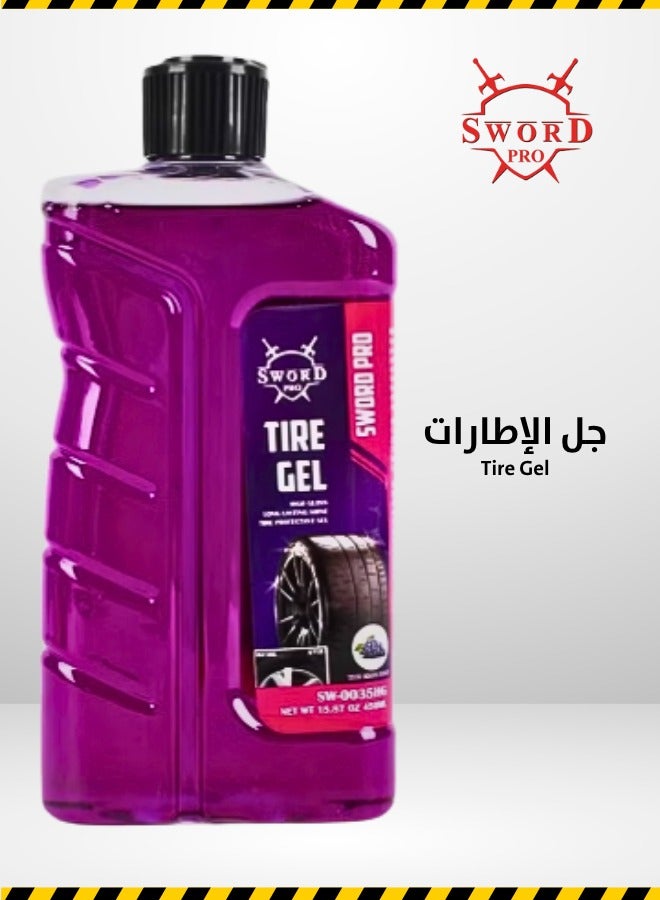 Sword Pro Car Tire Protectant Gel Polish With Grape Scent For Clean And Shines Tires - Image 1