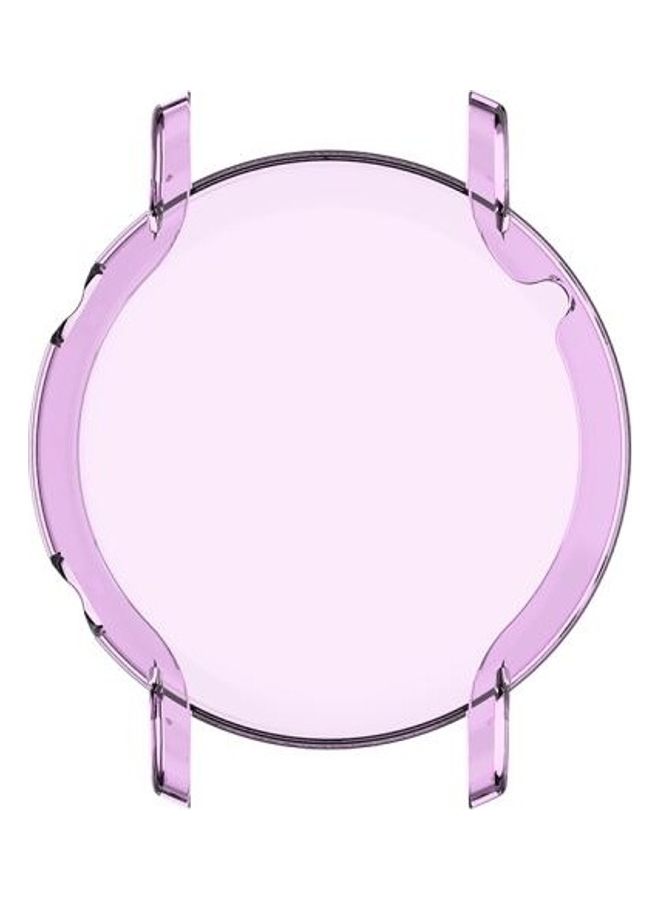 NIBEMINENT Full Coverage Protective Case With Screen For Huawei Watch GT2 42mm Transparent Purple  - Image 2