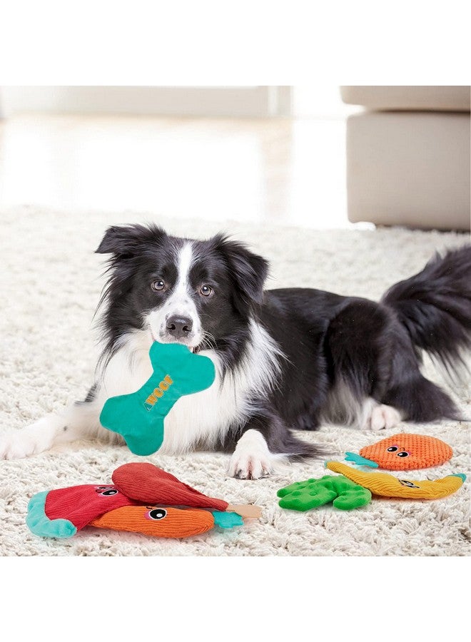 AWOOF Dog Toys No Stuffing, Crinkle Dog Toys For Aggressive Chewer Large Breed 8 Packs Flat Stuffless Puppy Doggie Toys Tough Durable Interactive Teething Dog Chew Toys For Small Medium Large Dogs - Image 5