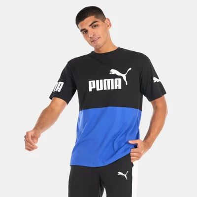 PUMA Men's POWER Colourblock T-Shirt