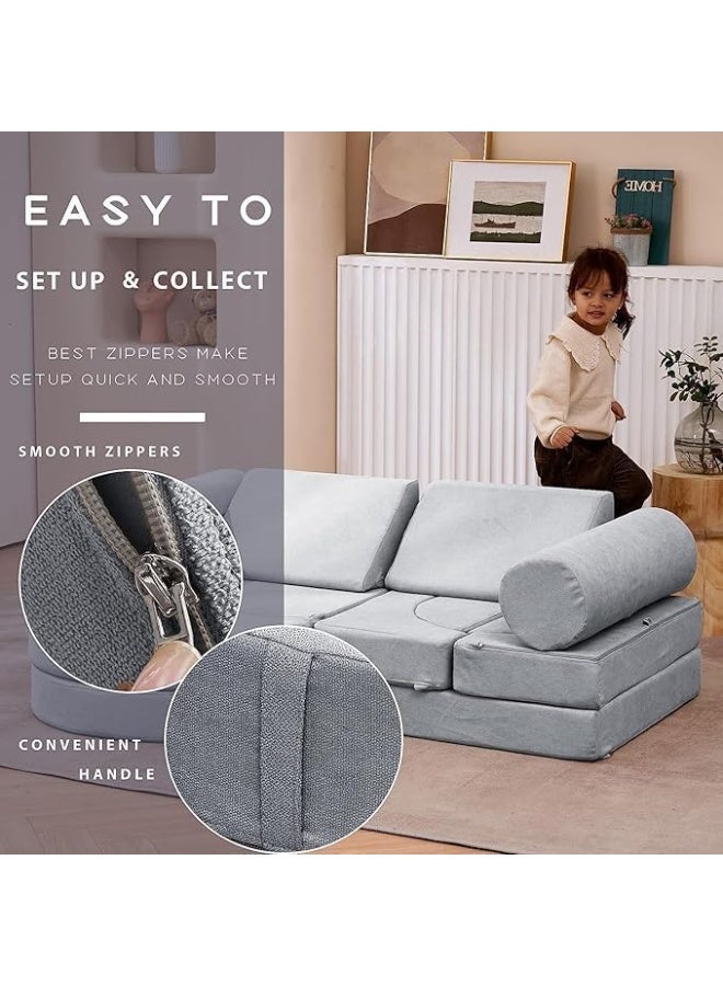Poppins Home Poppins HOME 14PCS Luxury Kids Couch Playful Comfort for Little Ones and Adults Alike  - Image 2