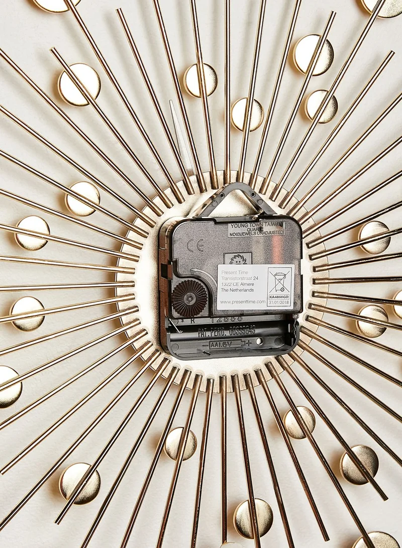 Karlsson Sunburst Crystal Wall Clock