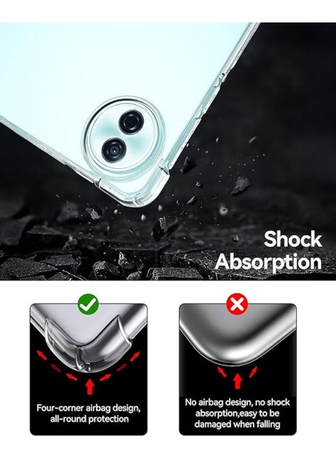 Clear Case Compatible with Honor Pad 10 12.1" 2025 Cover, Advanced Airg Drop Protection, Soft Flexible Silicone TPU Shockproof Anti-Scratch, Anti Yellowing, Slim-Fit - Image 3