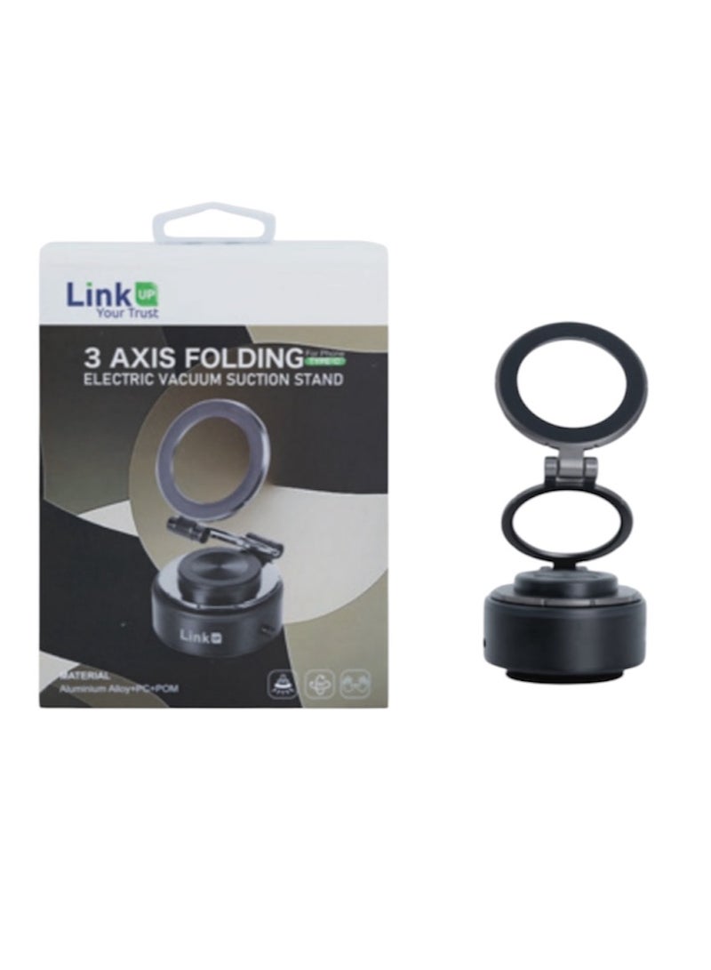 LinkUp Electric Suction Base Three-Axis Stand - Folding 360 Degrees