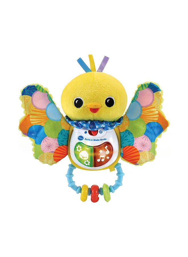 في تك Baby Rattle And Shake Birdie Sensory Toy With Music Sounds, Colours Lights