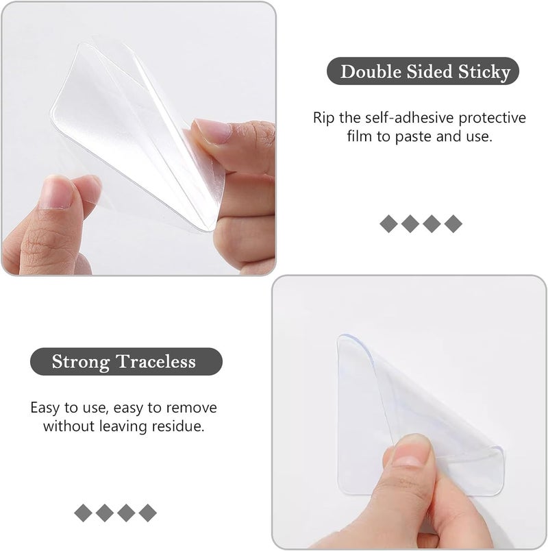 Ipsit Ipsit Self Adhesive Double Sided Heavy Duty Tape 6cm x 6cm Pack of 10  - Image 5